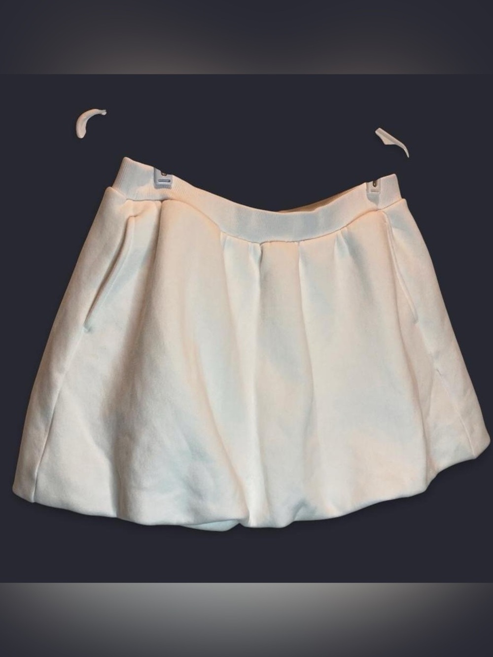 NWT aerie offline white Circle Skirt with pockets